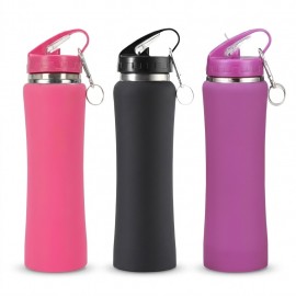 GARRAFA TERMICA COM BICO 600ML CORES SPORTS BOTTLE