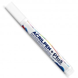 PINCEL TECIDO ACRILEX BRANCO +PLUS REF 519