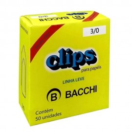 CLIPS  3/0 CAIXA 50 PCS  LINHA LEVE