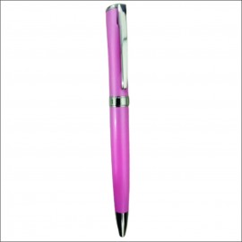 CANETA SOCIAL ESFEROGRAFICA METAL ROSA REF MET-1211 RS