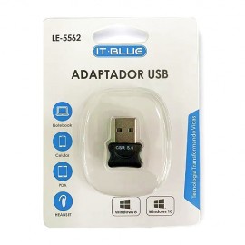 ADAPTADOR BLUETOOTH USB 5.0 REF LE-5562