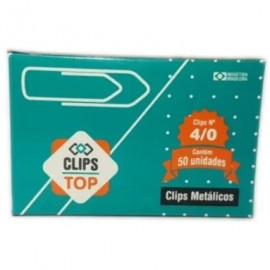 CLIPS  4/0 CX 50 PCS CLIPS TOP METALICOS