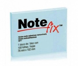 BLOCO ADESIVO 76X102 AZUL NOTEFIX NF7
