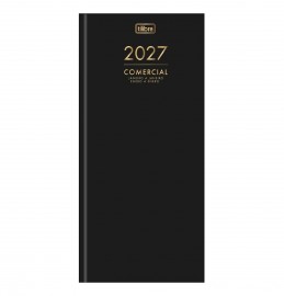 AGENDA 2027 COMERCIAL M8 12,3X27,5CM 208 FLS REF 120014
