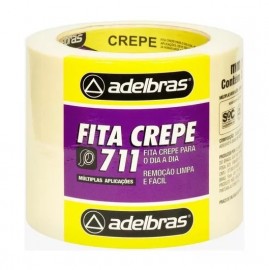 FITA ADESIVA CREPE 24X40 PT05 ADELBRAS REF 711