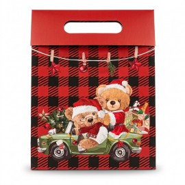 SACOLA PARA PRESENTE NATAL 23X8X30CM REF RMT1963
