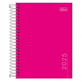 AGENDA 2027 ESPIRAL PEPPER ROSA M4 11,7X16,4CM 160 FLS REF 291099