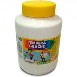 TINTA GUACHE 500ML BRANCA REF 519