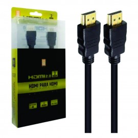 CABO HDMI X HDMI 3 METROS 2.0 MBTECH 4K REF MB51189