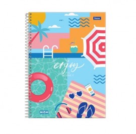 CADERNO UNIVERSITARIO 20X1 CAPA DURA 320FLS HIGH REF 7145