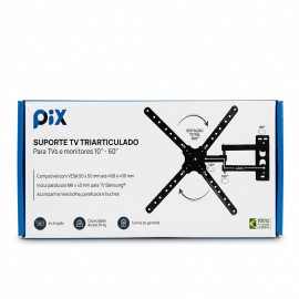 SUPORTE PARA TV 10 A 60 POLEGADAS TRIARTICULADO REF PX-11