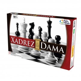 JOGO XADREZ E DAMA REF 2811 BRINQUEDO