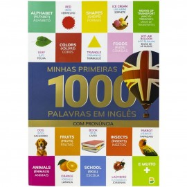 LIVRO INFANTIL MINHAS PRIMEIRAS 1000 PALAVRAS EM INGLES