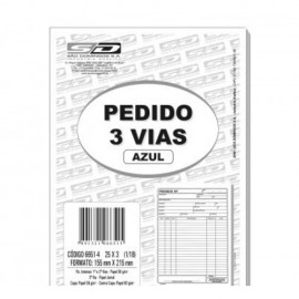 PEDIDO 1/4 75 FLS MULTIVIAS 155X215MM SD
