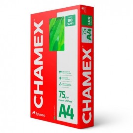 PAPEL SULFITE A4 CHAMEX 210X297  PT500 BR OFFICE EMBALAGEM VERMELHA