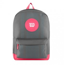 MOCHILA JUVENIL POLIESTER CINZA REF 65AA020D