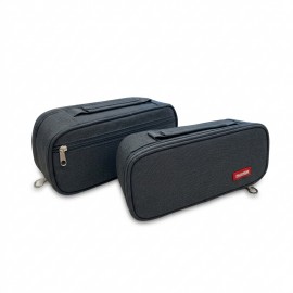 ESTOJO BOX ORGANIZADOR COM DIVISORIAS CINZA REF FES2110