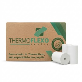 BOBINA TERMICA 80X40 METROS BRANCA THERMOFLEXO CX30