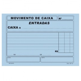 CONTROLE DE CAIXA ENTRADA AZUL BL 100FLS