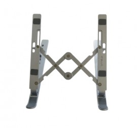 SUPORTE PARA NOTEBOOK ALUMINIO DOBRAVEL COM 7 AJUSTES ELEVACAO REF LE-066 IT-BLUE