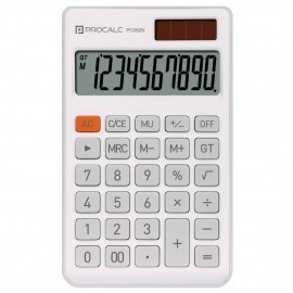 CALCULADORA 10 DIGITOS PC082N 7,6 X 12,6 CM PROCALC 
