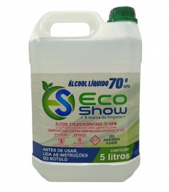 ALCOOL LIQUIDO 70 5 LITROS ECOSHOW