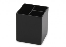 PORTA LAPIS 3 DIVISORIAS PRETO REF 10330103