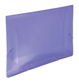 PASTA ABA ELASTICO PLASTICA 1/2 OFICIO ROXO REF 1020