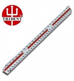 ESCALIMETRO TRIANGULAR 15CM TRIDENTE REF ME-15