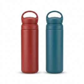 GARRAFA TERMICA COM TAMPA 480ML CORES REF TOP1038