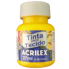 TINTA TECIDO FOSCO AMARELO 37ML REF 505 