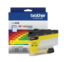 CARTUCHO BROTHER LC406YS AMARELO 14ML