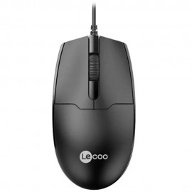 MOUSE USB MS101 3 BOTOES 1200 DPI OPTICO PRETO LECOO