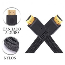 CABO HDMI 5 METROS VERSAO 1.4 CONECTOR BANHADO A OURO REF KP-YP51000