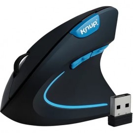 MOUSE USB KP-MU025 OPTICO VERTICAL ERGON�MICO PRETO KNUP