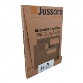 ETIQUETA A4356 25,4X63,5MM 33 ETIQ PF CX100 JUSSARA