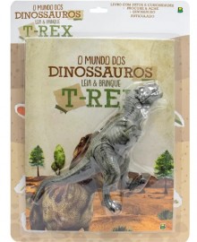LIVRO INFANTIL COM DINOSSAURO T-REX