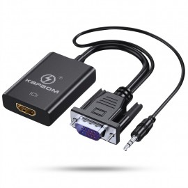 CABO CONVERSOR VGA P/ HDMI COM AUDIO KAP-V078