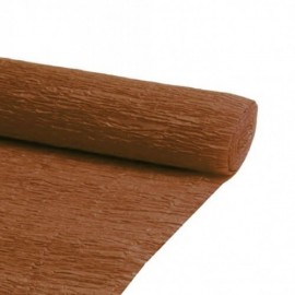 PAPEL CREPOM ENCERADO MARROM 48CM X 2M