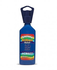 TINTA DIMENSIONAL BRILHANTE 35ML AZUL ACRILEX