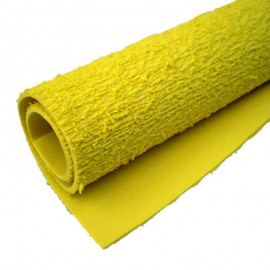 PLACA EVA ATOALHADO AMARELO