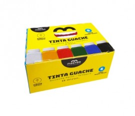TINTA GUACHE  6 CORES MASTER 