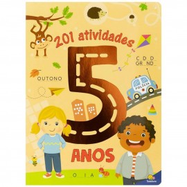 LIVRO INFANTIL 201 ATIVIDADES 5 ANOS