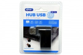 HUB USB 2.0 3 PORTAS REF HB-T82 KNUP