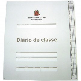 DIARIO DE CLASSE BIMESTRAL ESTADO SP CINZA 